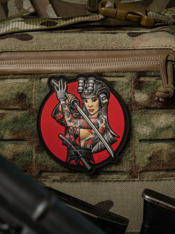 M-TAC Naszywka 3D Tactical Girl No.3 Yakuza PVC Czarny Tatuaż PVC