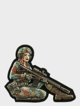 M-TAC Naszywka 3D Tactical Girl No.2 Yakuza Ruda PVC