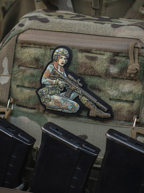 M-TAC Naszywka 3D Tactical Girl No.2 Yakuza Ruda PVC