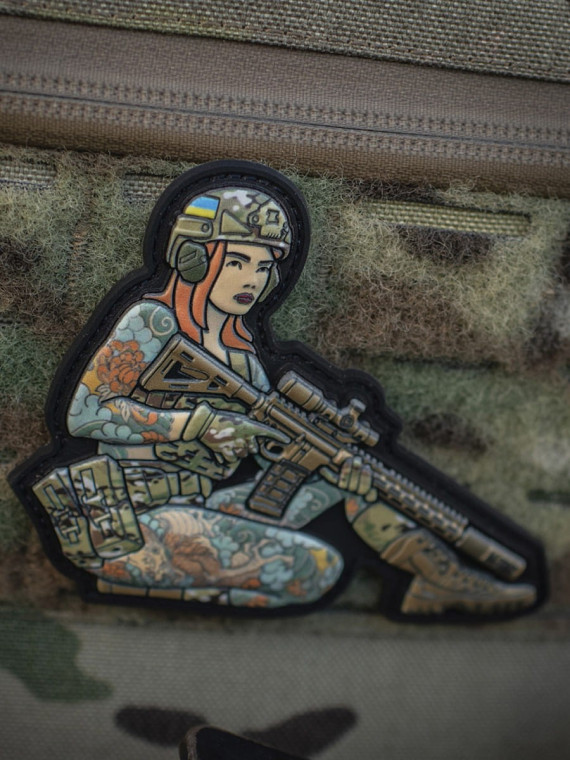 M-TAC Naszywka 3D Tactical Girl No.2 Yakuza Ruda PVC