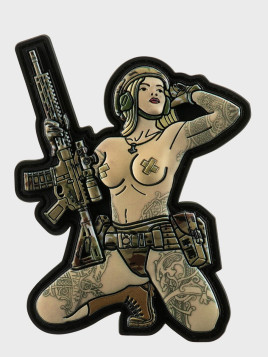 M-TAC Naszywka 3D Tactical Girl No.1 Skandinavik Młot Mjölnir PVC