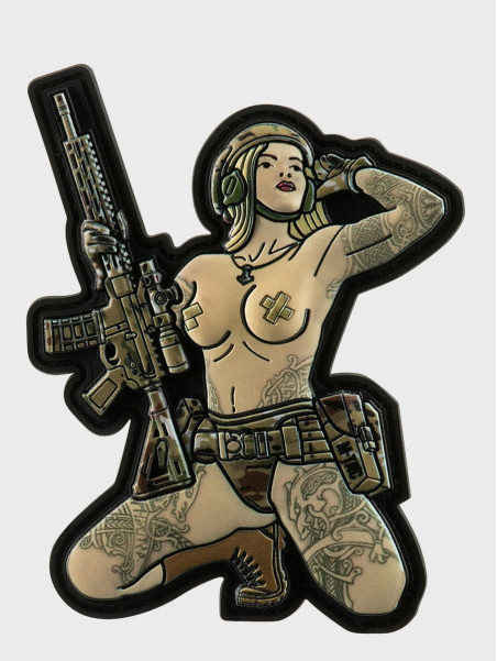 M-TAC Naszywka 3D Tactical Girl No.1 Skandinavik Młot Mjölnir PVC
