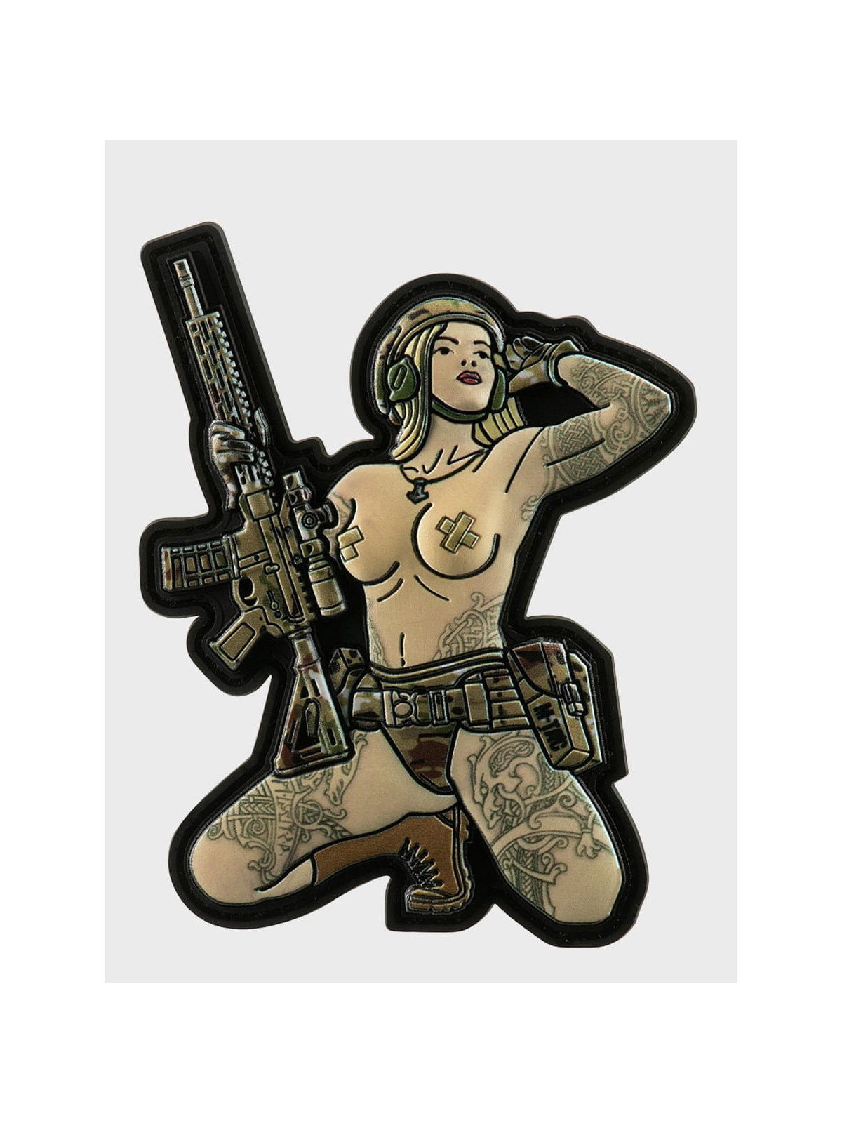 M-TAC Naszywka 3D Tactical Girl No.1 Skandinavik Młot Mjölnir PVC