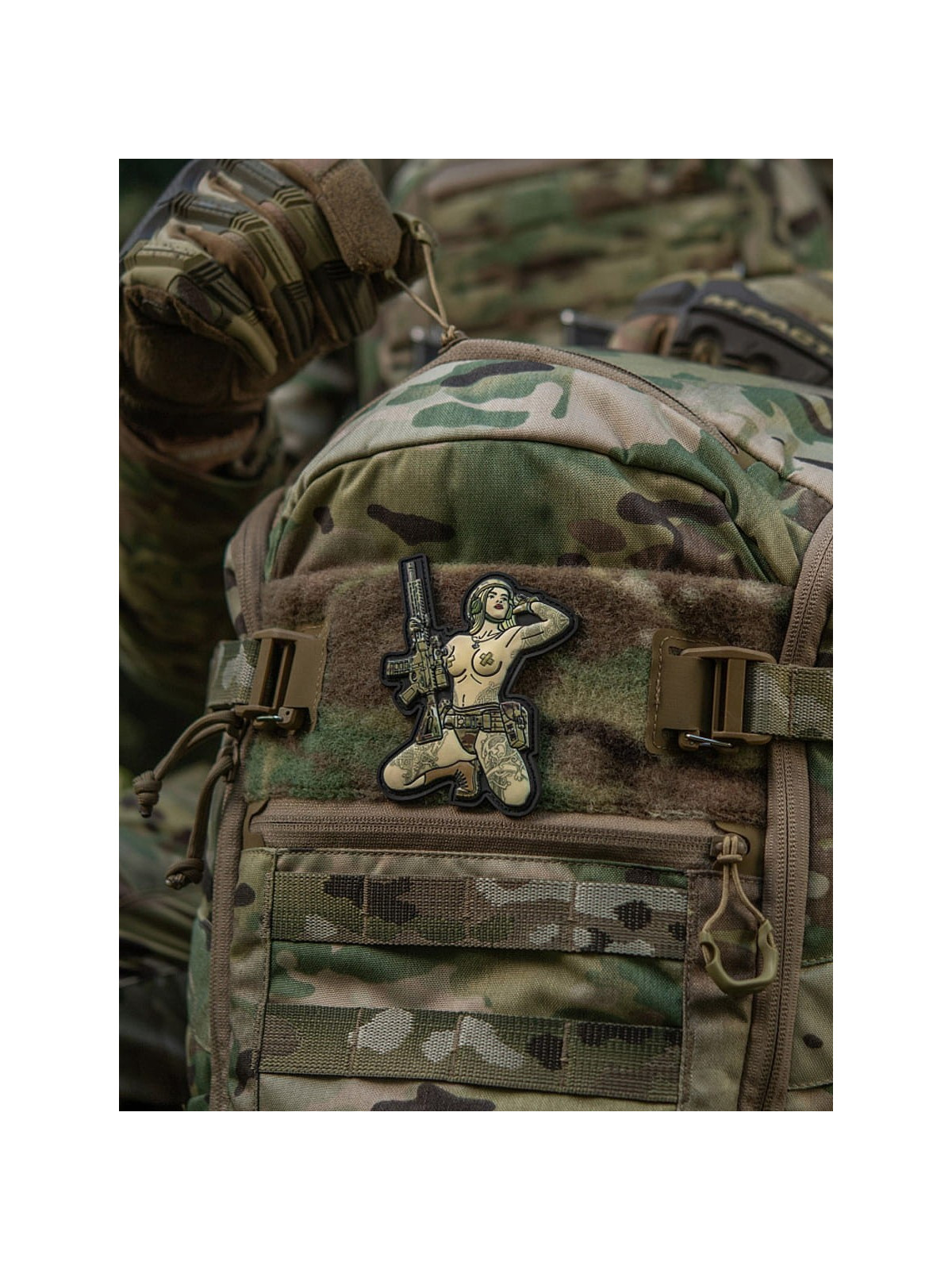 M-TAC Naszywka 3D Tactical Girl No.1 Skandinavik Młot Mjölnir PVC