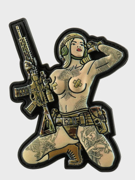 M-TAC Naszywka 3D Tactical Girl No.1 Skandinavik Valknut PVC