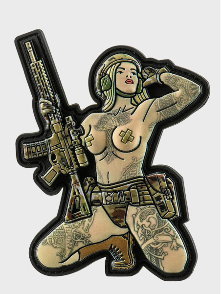 M-TAC Naszywka 3D Tactical Girl No.1 Skandinavik Valknut PVC