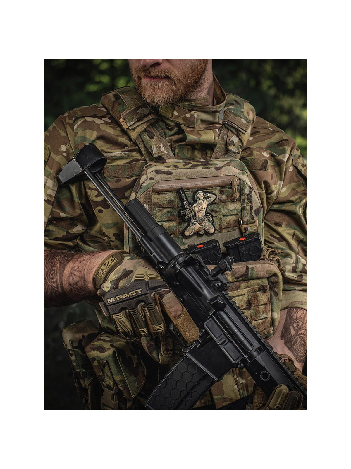 M-TAC Naszywka 3D Tactical Girl No.1 Skandinavik Valknut PVC
