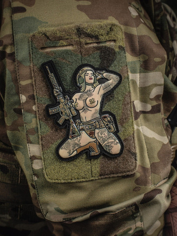 M-TAC Naszywka 3D Tactical Girl No.1 Skandinavik Valknut PVC