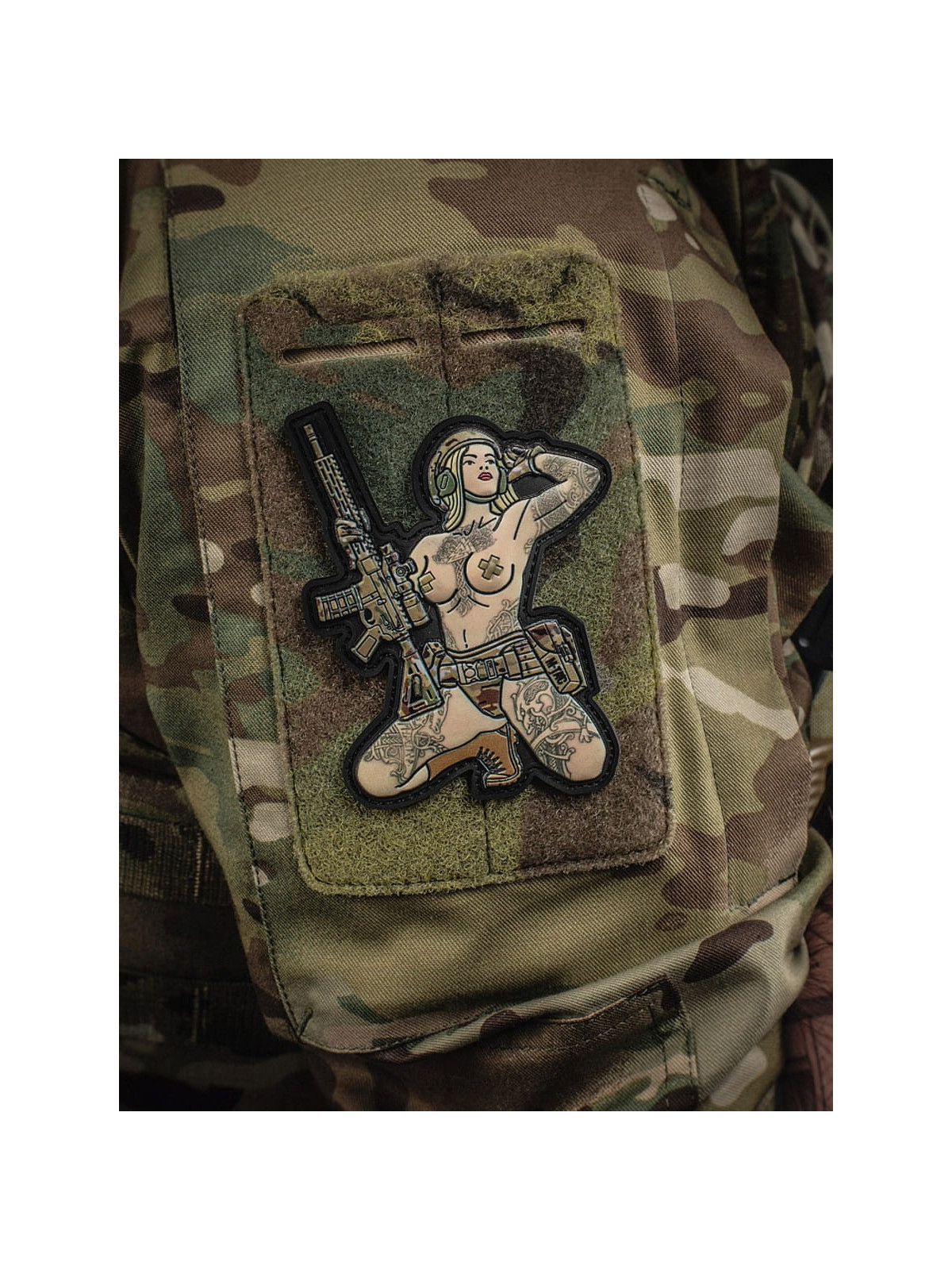 M-TAC Naszywka 3D Tactical Girl No.1 Skandinavik Valknut PVC
