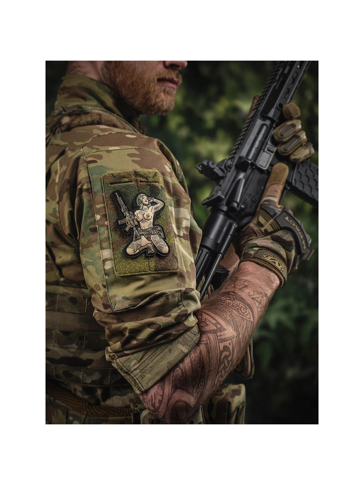 M-TAC Naszywka 3D Tactical Girl No.1 Skandinavik Valknut PVC