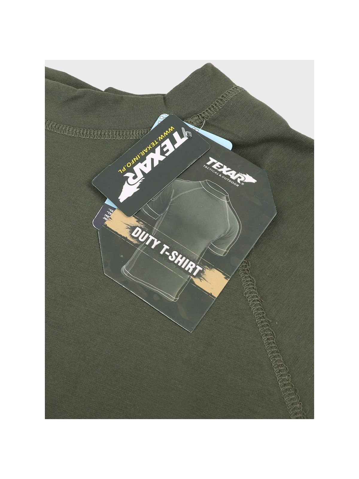 TEXAR Koszulka Taktyczna Wojskowa Duty Velcro oliwkowa 3XL