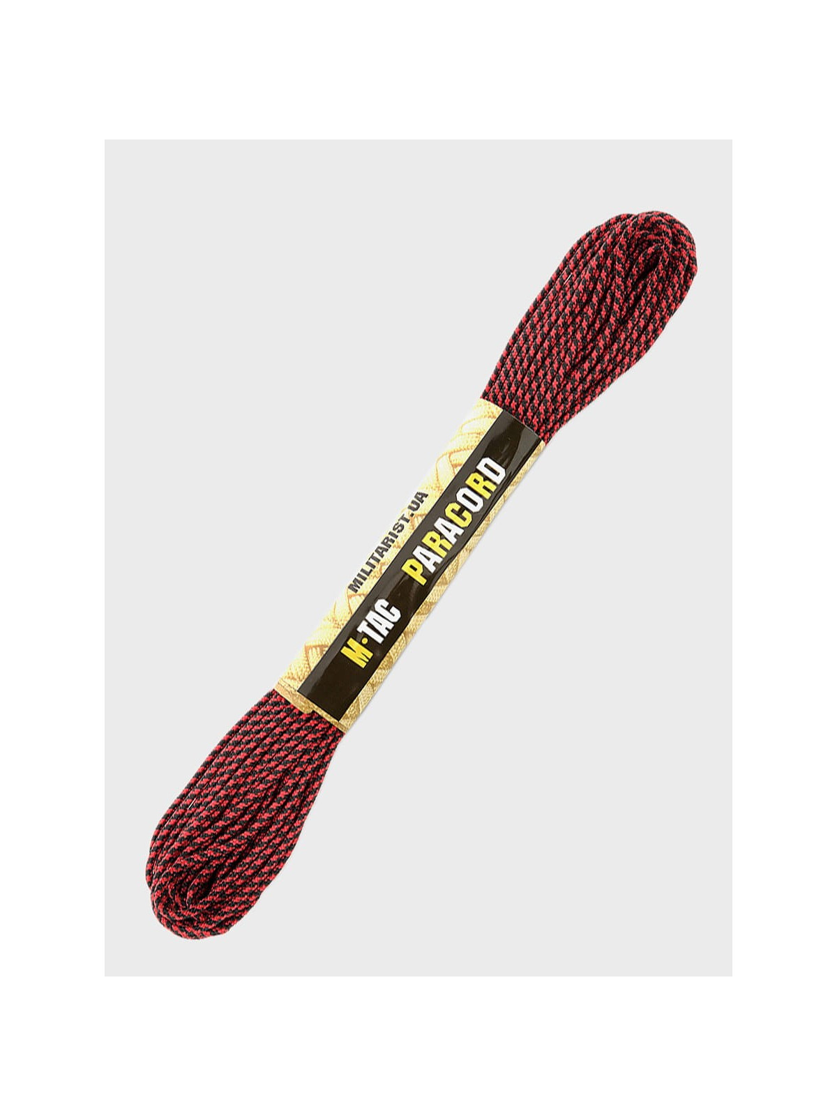 M-TAC LINKA PARACORD MINICORD 15M CZARNO-CZERWONA