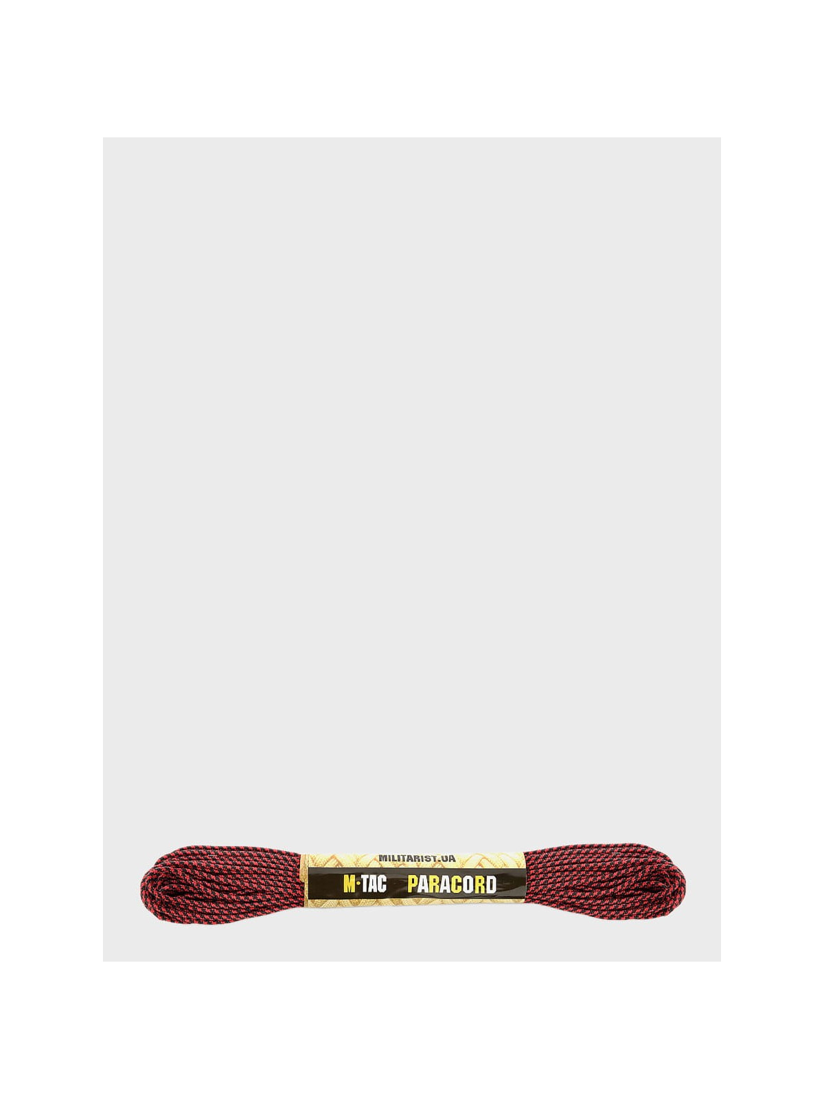 M-TAC LINKA PARACORD MINICORD 15M CZARNO-CZERWONA