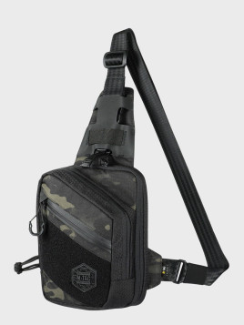 M-TAC Torba na Ramię Saszetka Elite Sling Pistol Hex Rzep Multicam Black / Black