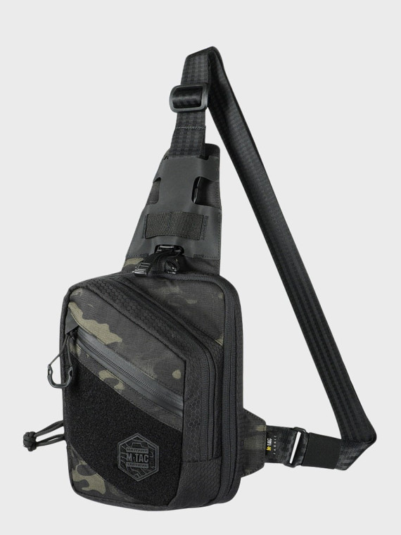 M-TAC Torba na Ramię Saszetka Elite Sling Pistol Hex Rzep Multicam Black / Black