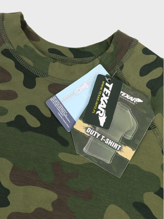 TEXAR Koszulka Taktyczna Wojskowa Duty Velcro pl CAMO wz.93 XXL