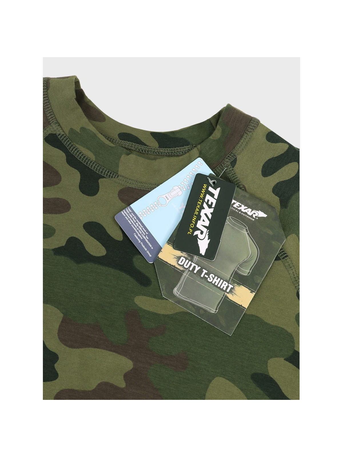 TEXAR Koszulka Taktyczna Wojskowa Duty Velcro pl CAMO wz.93 XXL