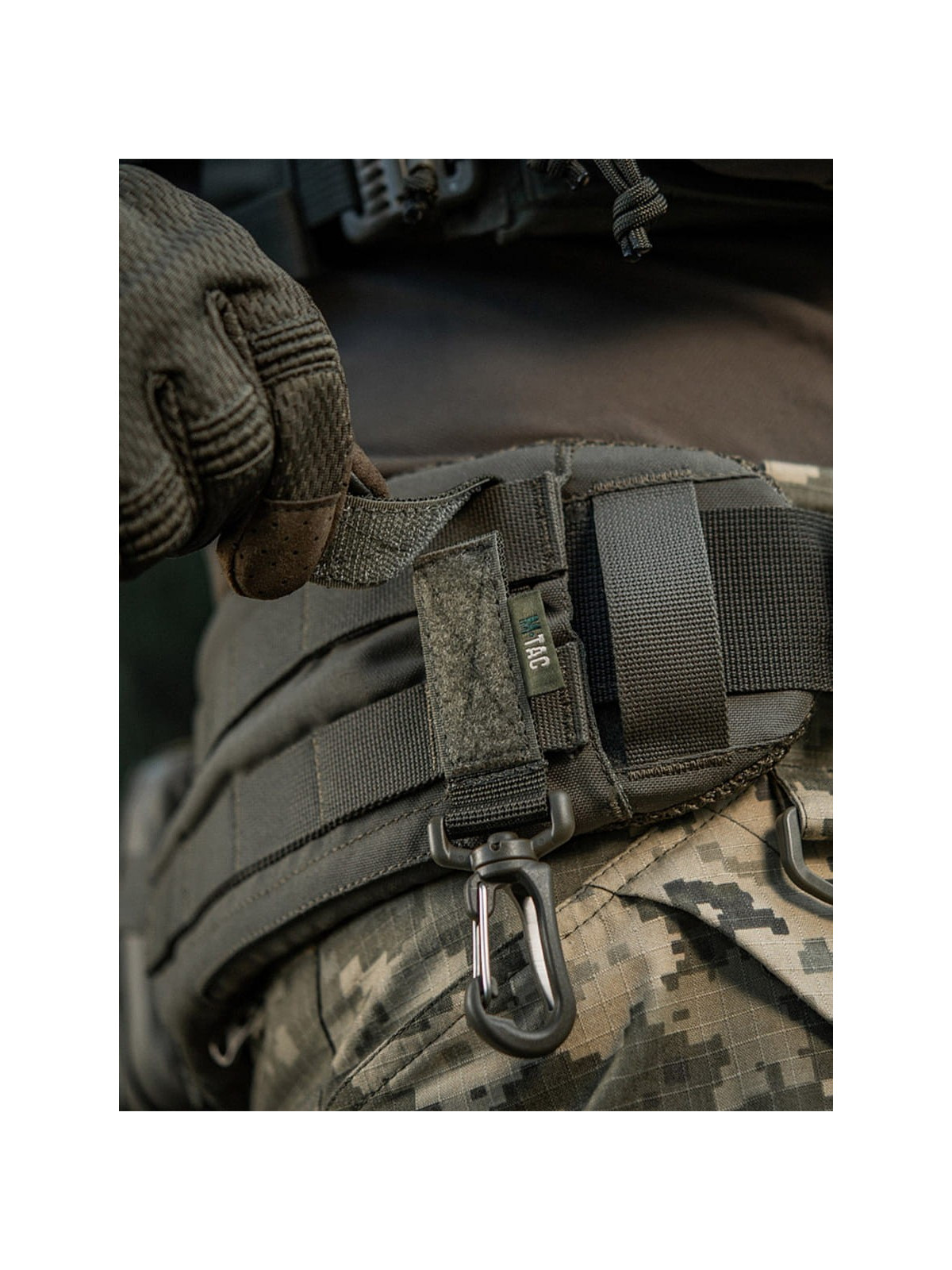 M-TAC TROK Z KARABIŃCZYKIEM MOLLE  RANGER GREEN