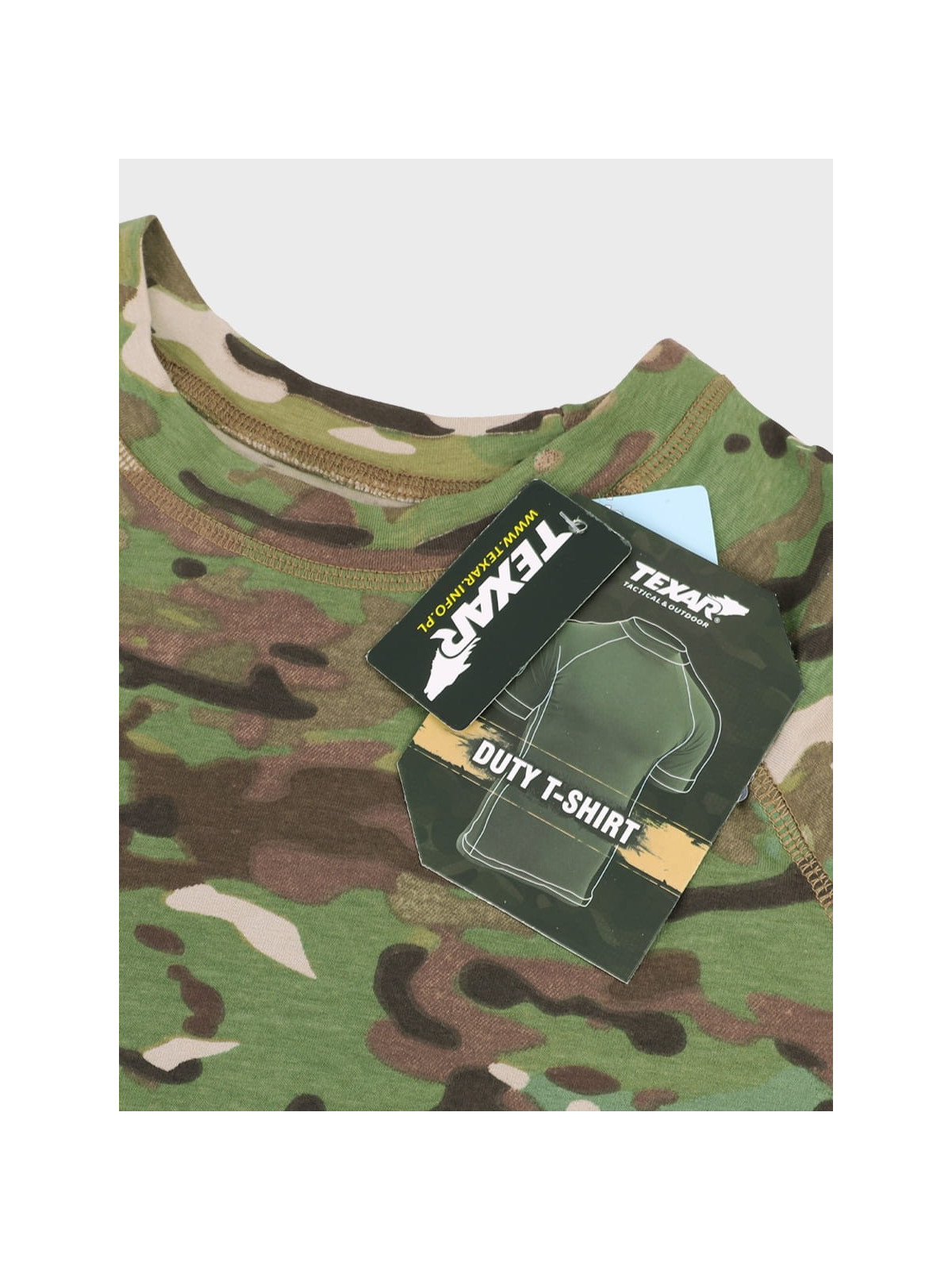 TEXAR Koszulka Taktyczna Wojskowa Duty Velcro Multicam XXL