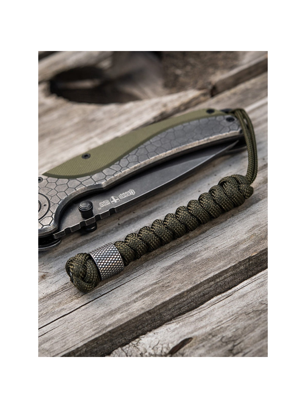 M-TAC Brelok Paracord Zawieszka Viper Stainless Steel Oliwkowy
