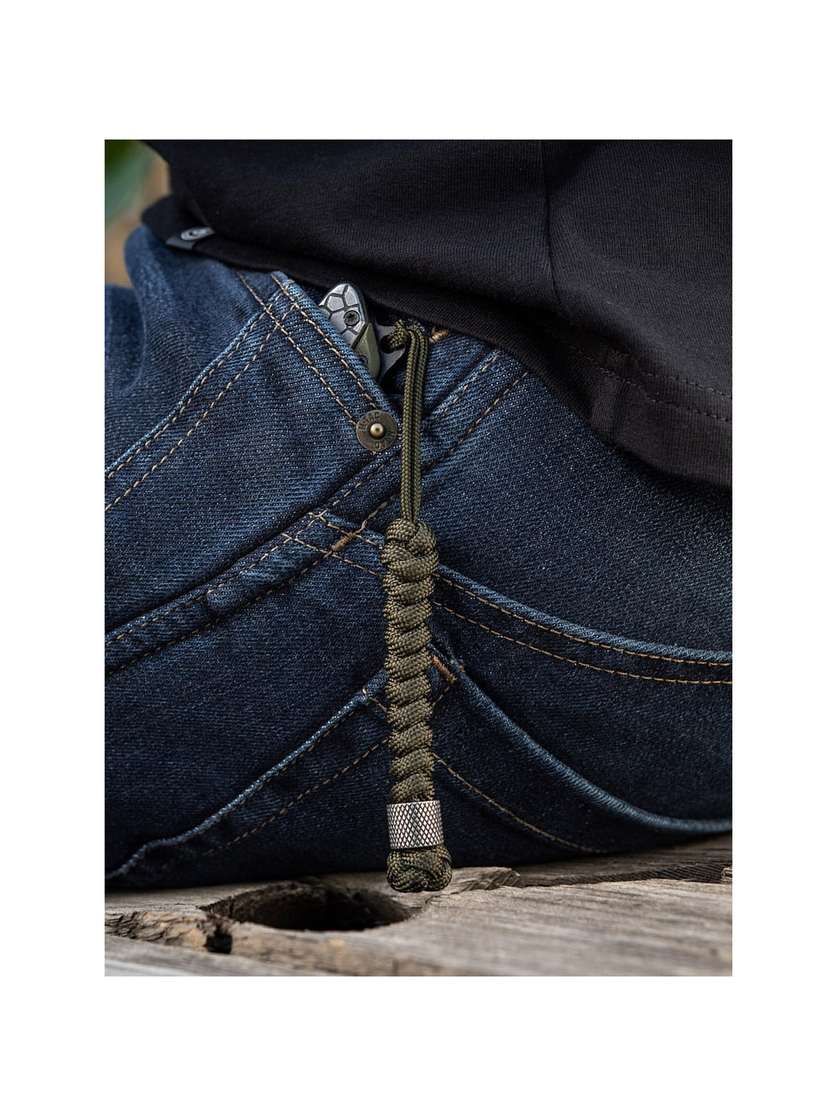 M-TAC Brelok Paracord Zawieszka Viper Stainless Steel Oliwkowy