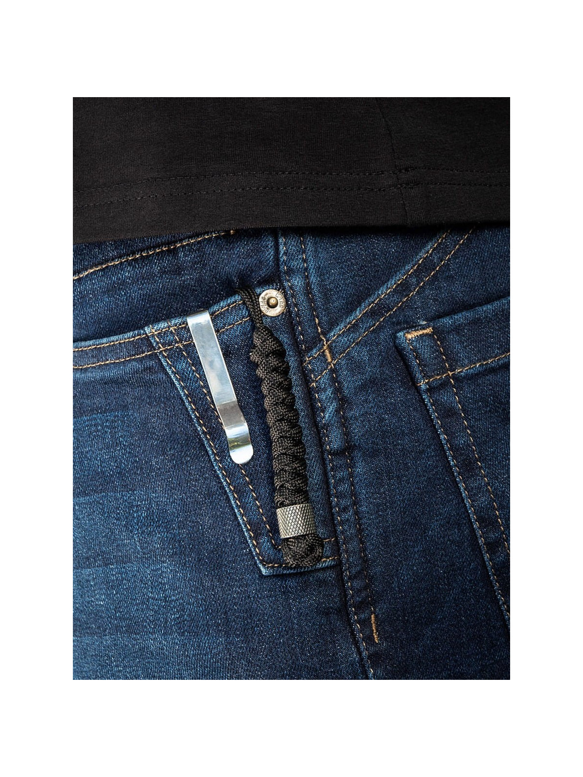 M-TAC Brelok Paracord Zawieszka Viper Stainless Steel Czarny