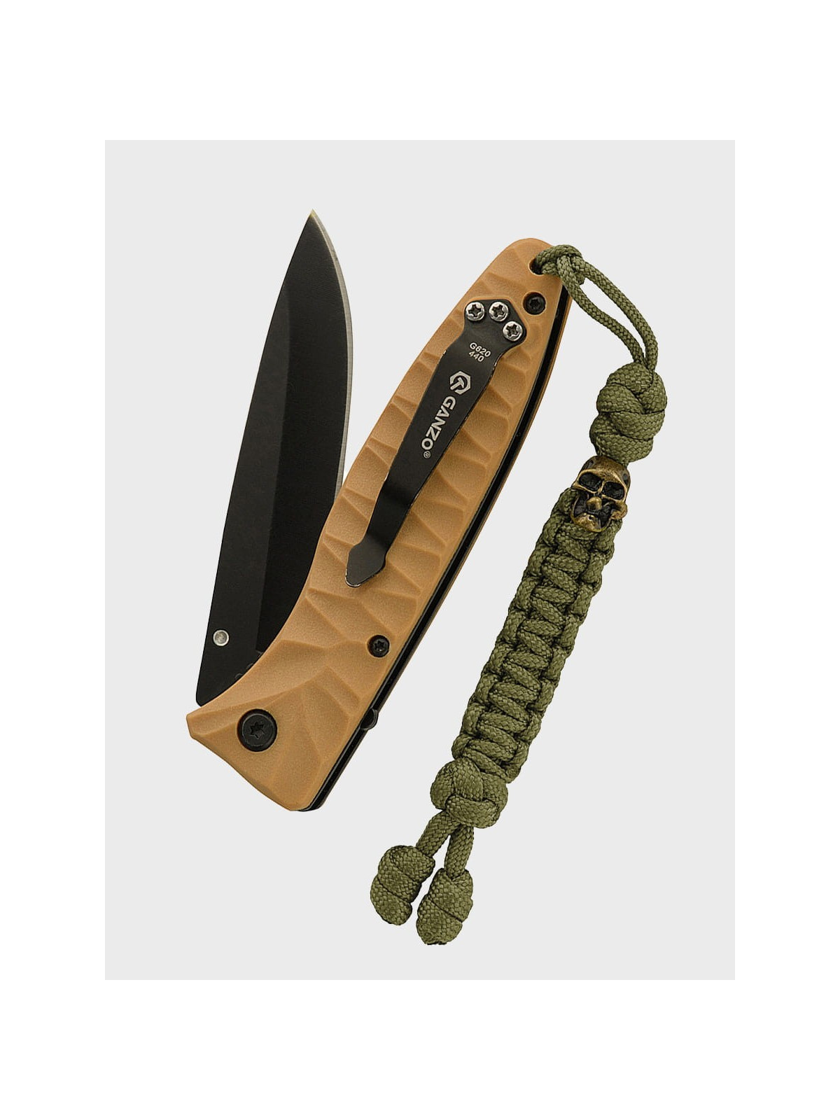 M-TAC Brelok Paracord Zawieszka Loopy Snake Skull Oliwkowy