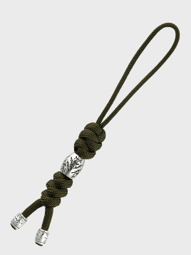 M-TAC Brelok Paracord Zawieszka Zeus Stainless Steel Oliwkowy