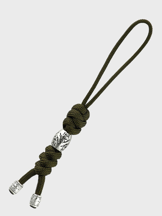 M-TAC Brelok Paracord Zawieszka Zeus Stainless Steel Oliwkowy