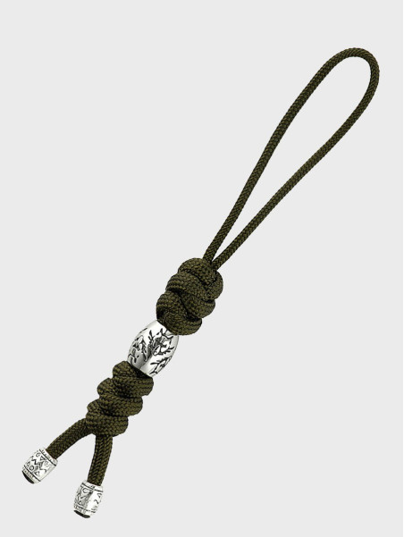 M-TAC Brelok Paracord Zawieszka Zeus Stainless Steel Oliwkowy