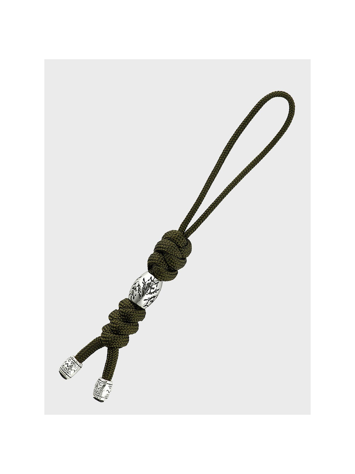 M-TAC Brelok Paracord Zawieszka Zeus Stainless Steel Oliwkowy