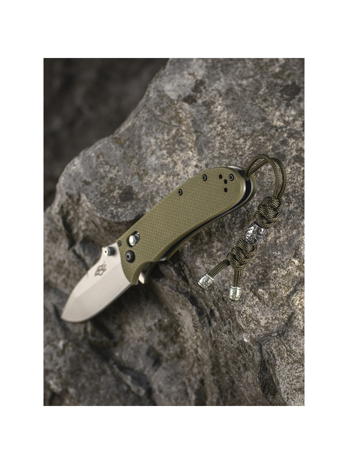 M-TAC Brelok Paracord Zawieszka Zeus Stainless Steel Oliwkowy