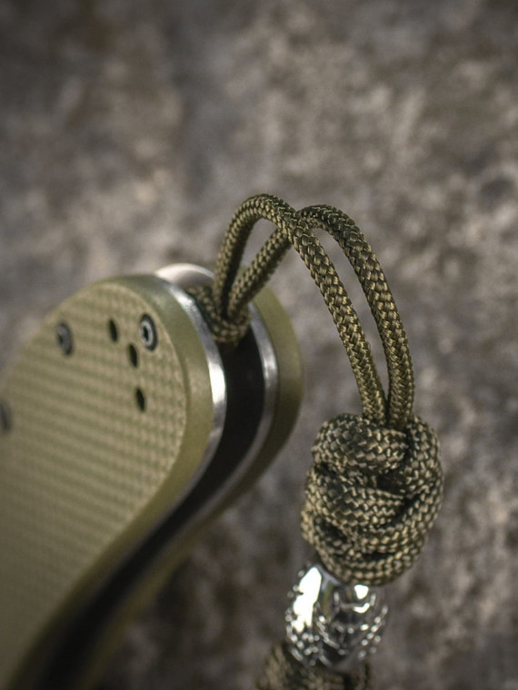 M-TAC Brelok Paracord Zawieszka Zeus Stainless Steel Oliwkowy