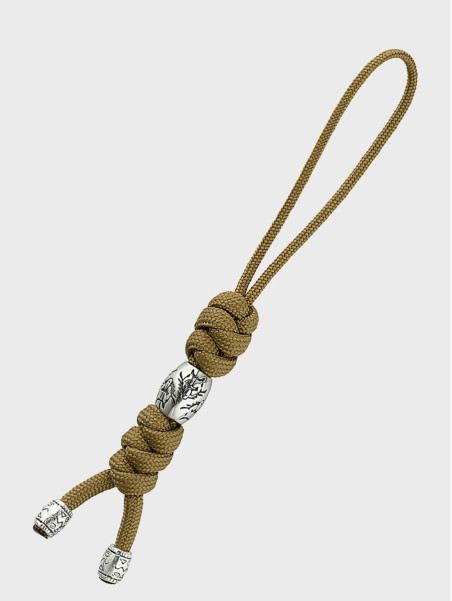 M-TAC Brelok Paracord Zawieszka Zeus Stainless Steel Coyote