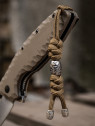 M-TAC Brelok Paracord Zawieszka Zeus Stainless Steel Coyote