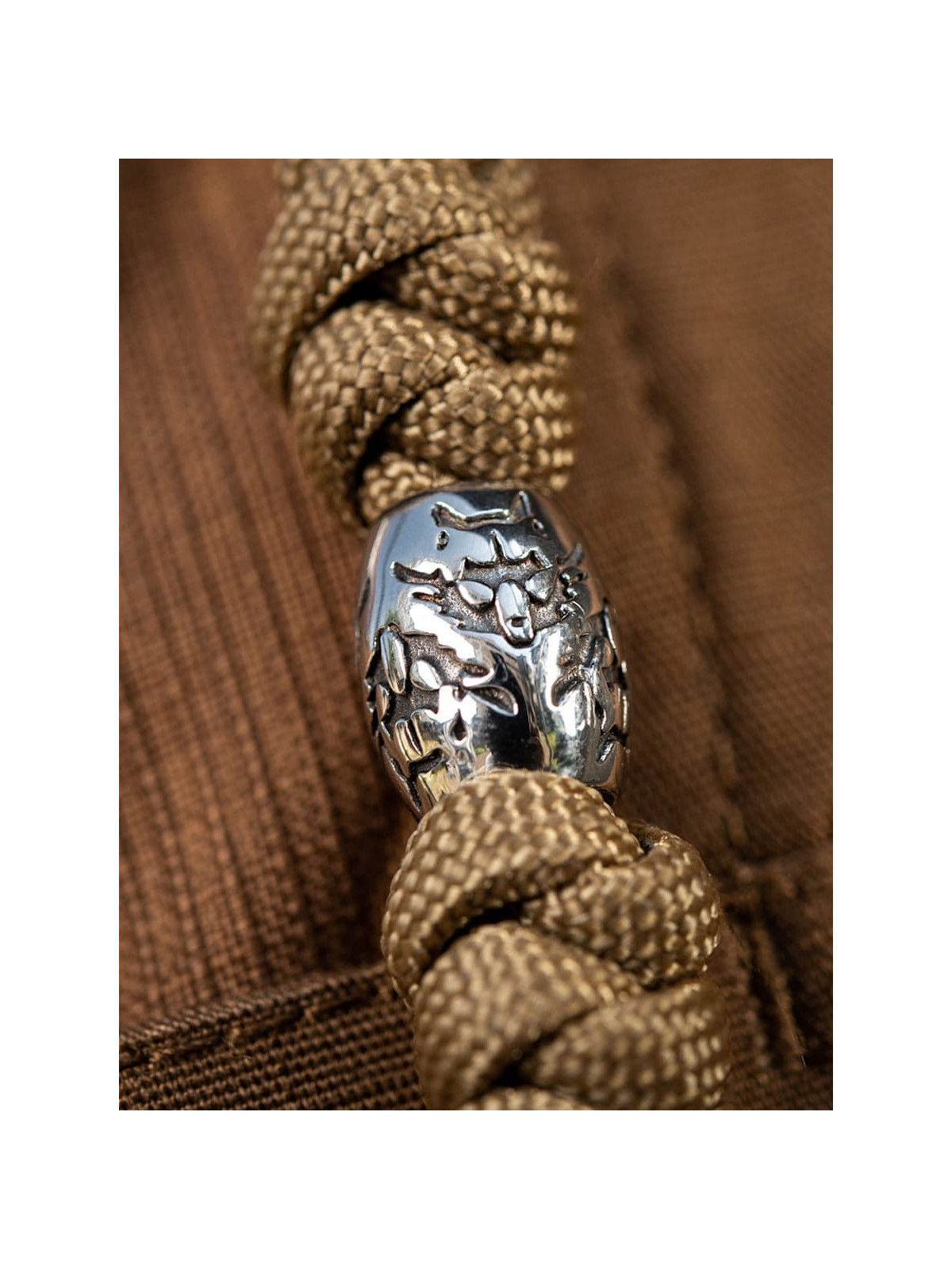 M-TAC Brelok Paracord Zawieszka Zeus Stainless Steel Coyote