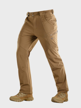 M-TAC SPODNIE SOFTSHELL ZIMOWE COYOTE XXL