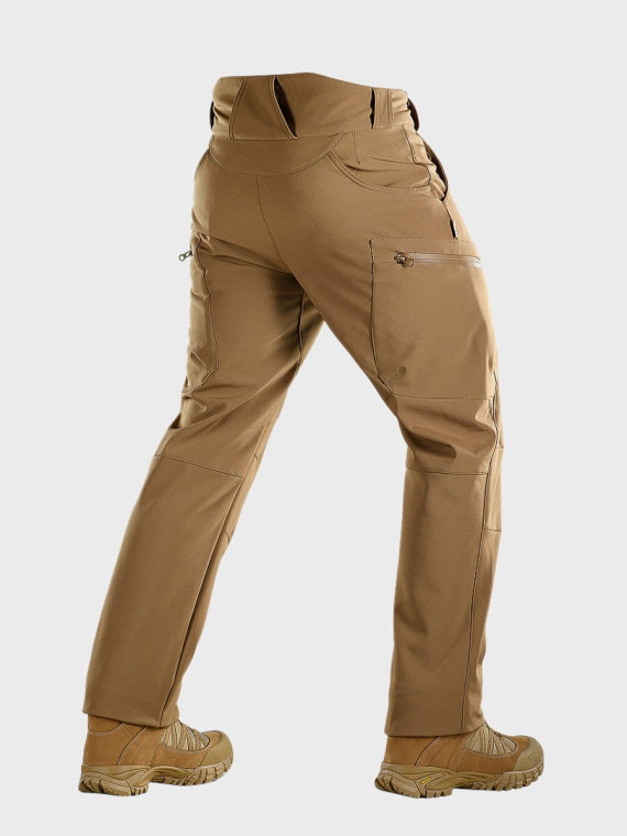 M-TAC SPODNIE SOFTSHELL ZIMOWE COYOTE XXL