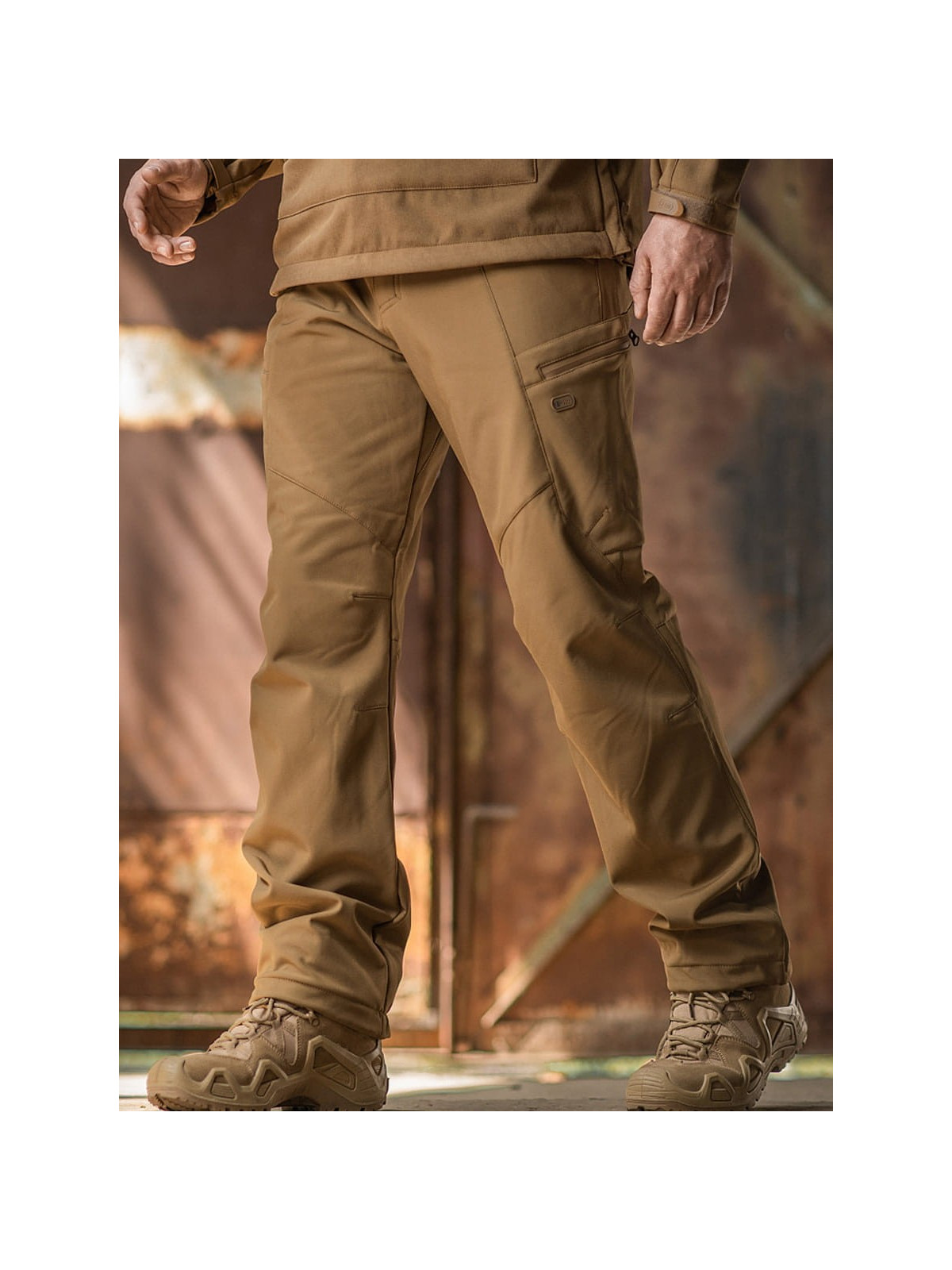 M-TAC SPODNIE SOFTSHELL ZIMOWE COYOTE XXL