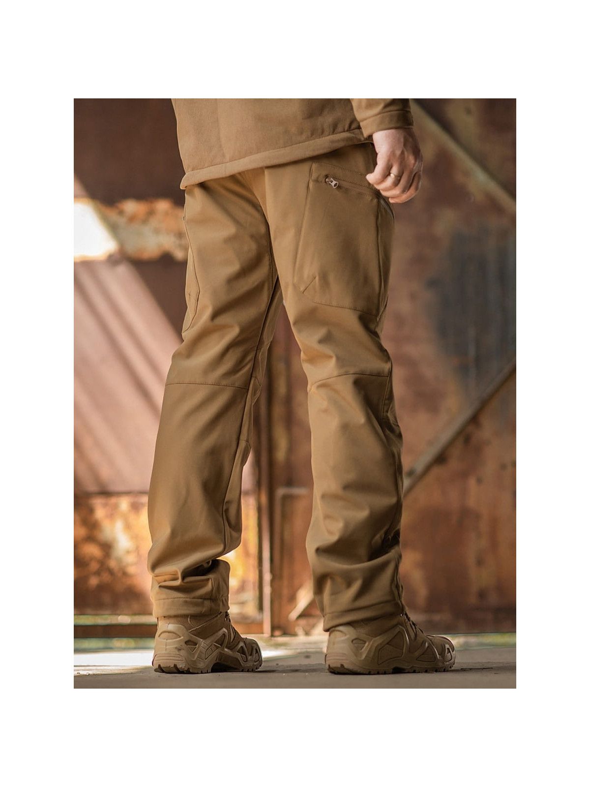 M-TAC SPODNIE SOFTSHELL ZIMOWE COYOTE XXL