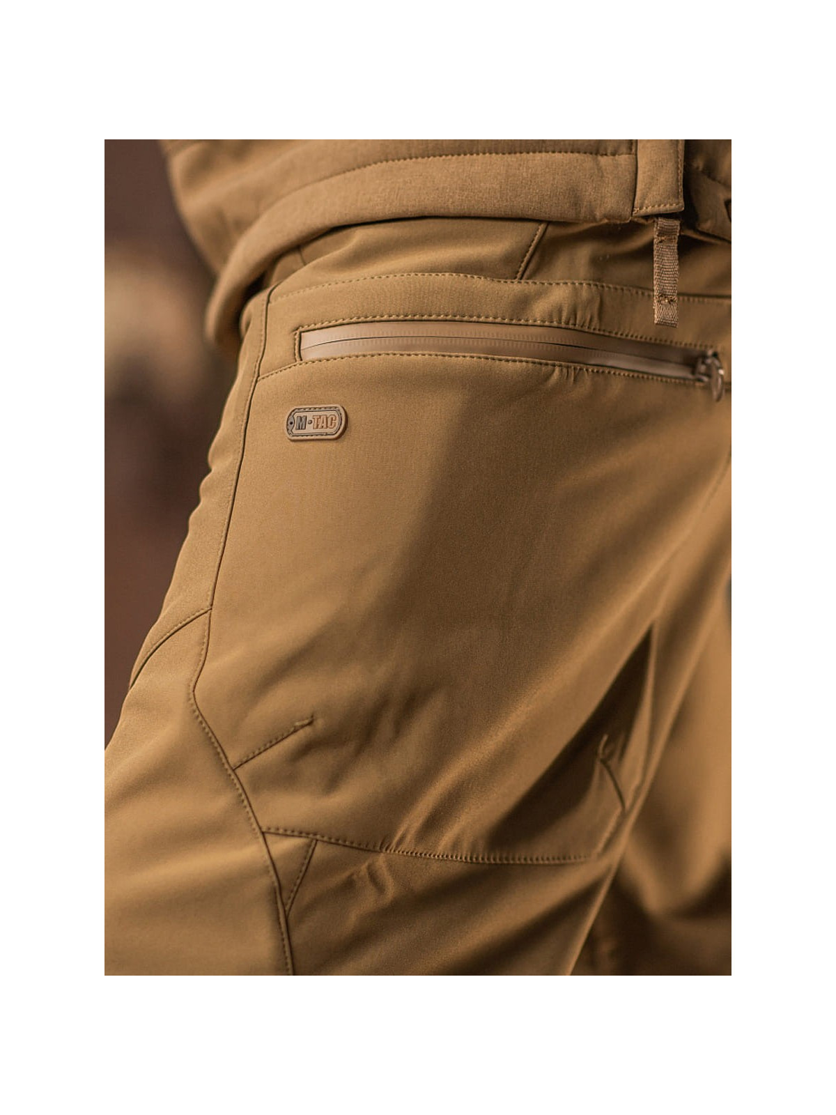 M-TAC SPODNIE SOFTSHELL ZIMOWE COYOTE XXL