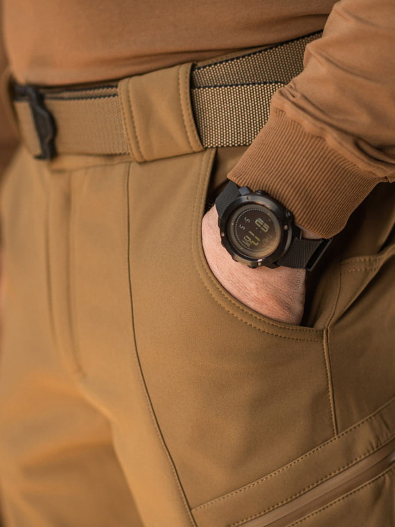 M-TAC SPODNIE SOFTSHELL ZIMOWE COYOTE XXL