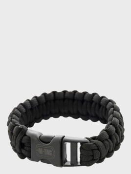 M-TAC Bransoletka Paracord Czarna M