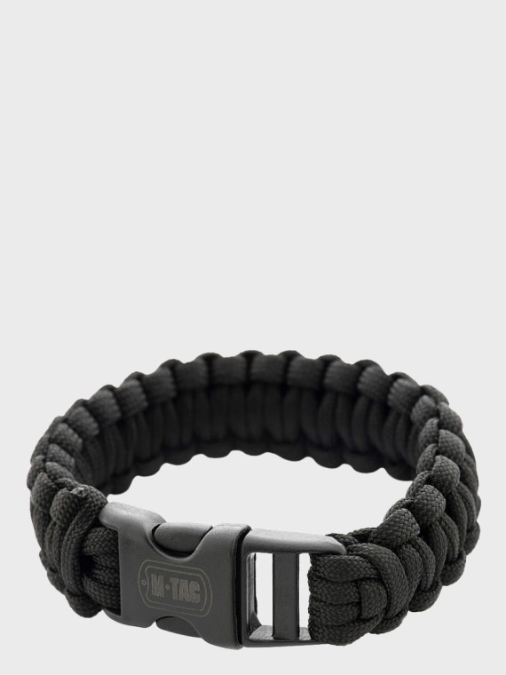 M-TAC Bransoletka Paracord Czarna M