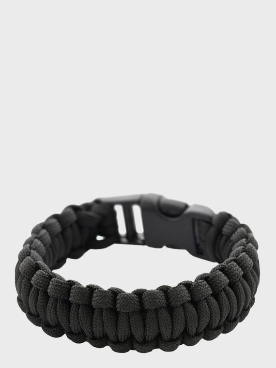 M-TAC Bransoletka Paracord Czarna M