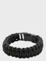 M-TAC Bransoletka Paracord Czarna M