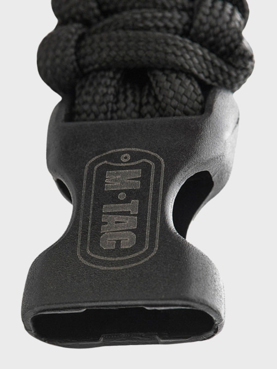 M-TAC Bransoletka Paracord Czarna M