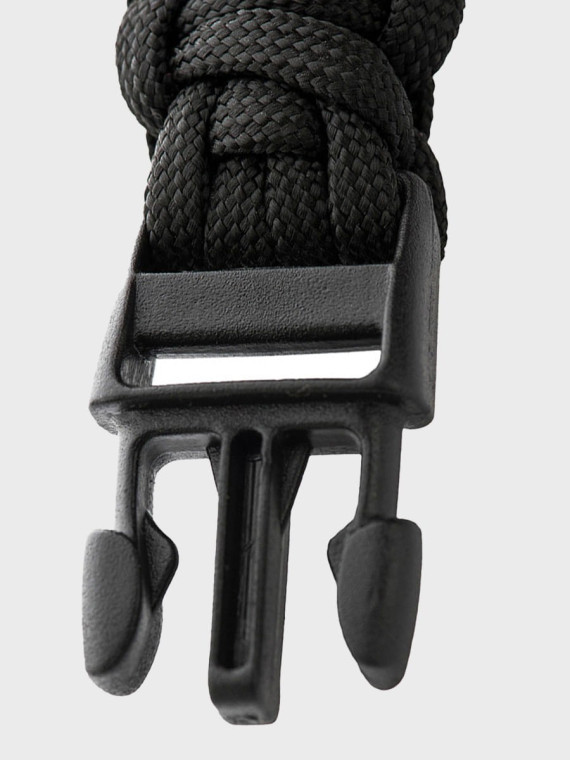 M-TAC Bransoletka Paracord Czarna M