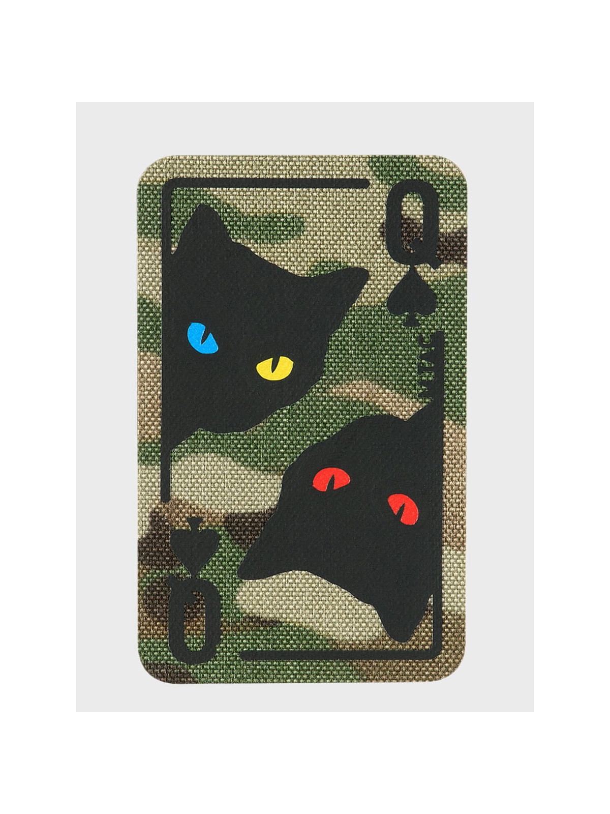 M-TAC NASZYWKA KARTA QUEEN OF SPADES MULTICAM