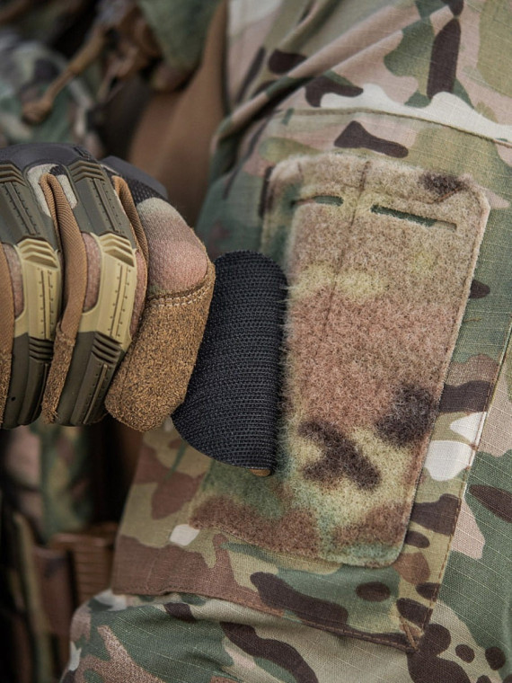 M-TAC NASZYWKA SORRY CZASZKA Z JABŁKIEM HAFTOWANA COYOTE